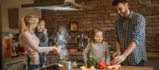 Gemeinsames Familienessen