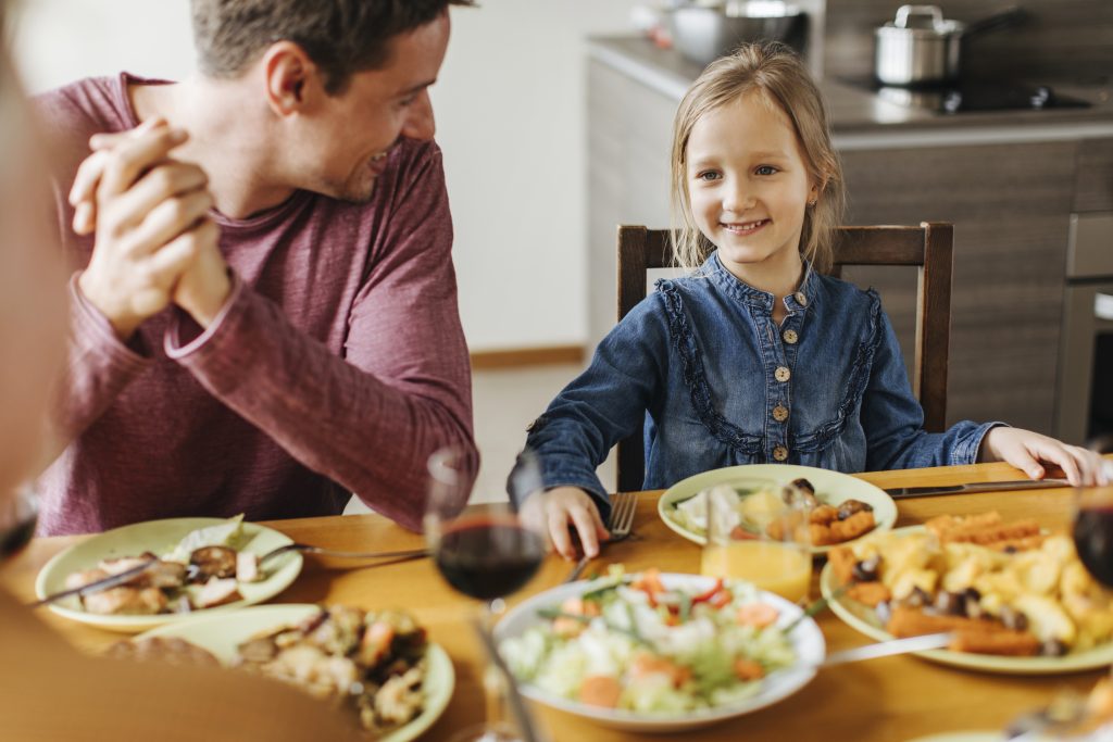 Gemeinsam Essen stärkt die Familie