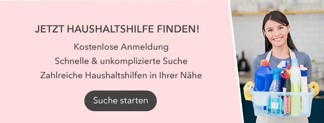 Vorbereitungen Haushaltshilfe