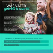 Was Väter glücklich macht - Infografiken